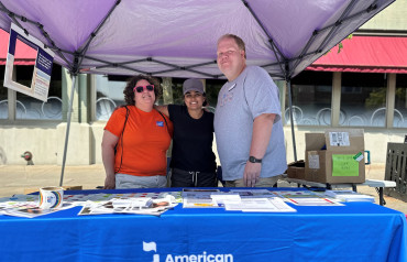 Michigan Pride booth